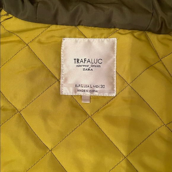 Zara Green Transitional Jacket - Picture 2 of 2